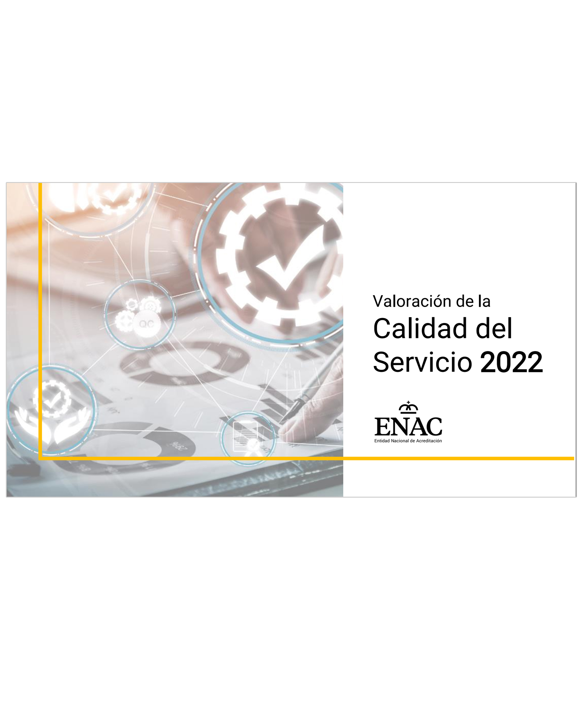 Datos de la calidad del servicio de ENAC