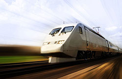 Tren en movimiento